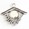 Zinc Alloy Pendant Settings, Lead-free, 35x30mm, Sold by Bag