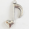 Pendant, Zinc Alloy Jewelry Findings, Lead-free, 15x25mm, Sold by Bag