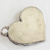Pendant, Zinc Alloy Jewelry Findings, Lead-free, Heart, 15x16mm, Sold by Bag