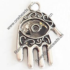 Pendant, Zinc Alloy Jewelry Findings, Lead-free, 20x30mm, Sold by Bag