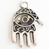Pendant, Zinc Alloy Jewelry Findings, Lead-free, 20x30mm, Sold by Bag