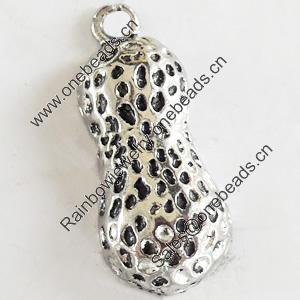 Pendant, Zinc Alloy Jewelry Findings, Lead-free, 13x31mm, Sold by Bag