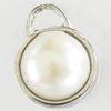 Pendant, Zinc Alloy Jewelry Findings, Lead-free, 16x22mm, Sold by Bag