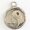 Pendant, Zinc Alloy Jewelry Findings, Lead-free, 13x16mm, Sold by Bag