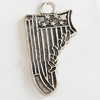 Pendant, Zinc Alloy Jewelry Findings, Lead-free, 15x29mm, Sold by Bag