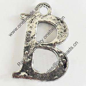 Pendant, Zinc Alloy Jewelry Findings, Lead-free, 11x15mm, Sold by Bag