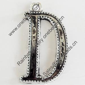 Pendant, Zinc Alloy Jewelry Findings, Lead-free, 18x32mm, Sold by Bag