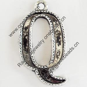 Pendant, Zinc Alloy Jewelry Findings, Lead-free, 17x32mm, Sold by Bag