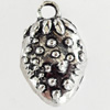 Pendant, Zinc Alloy Jewelry Findings, Lead-free, 10x16mm, Sold by Bag