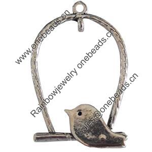 Pendant, Zinc Alloy Jewelry Findings, Lead-free, 20x33mm, Sold by Bag