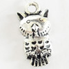 Pendant, Zinc Alloy Jewelry Findings, Lead-free, 8x16mm, Sold by Bag