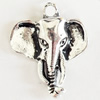 Pendant, Zinc Alloy Jewelry Findings, Lead-free, 23x27mm, Sold by Bag