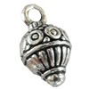 Pendant, Zinc Alloy Jewelry Findings, Lead-free, 7x13mm, Sold by Bag