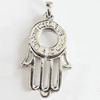 Pendant, Zinc Alloy Jewelry Findings, Lead-free, 15x17mm, Sold by Bag