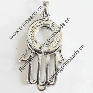 Pendant, Zinc Alloy Jewelry Findings, Lead-free, 15x17mm, Sold by Bag