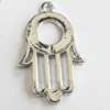 Pendant, Zinc Alloy Jewelry Findings, Lead-free, 14x27mm, Sold by Bag