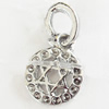 Pendant, Zinc Alloy Jewelry Findings, Lead-free, 10x13mm, Sold by Bag