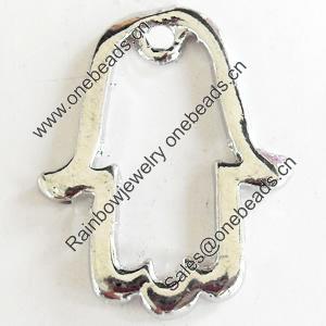 Pendant, Zinc Alloy Jewelry Findings, Lead-free, 18x23mm, Sold by Bag