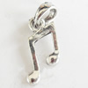 Pendant, Zinc Alloy Jewelry Findings, Lead-free, 11x23mm, Sold by Bag