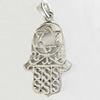 Pendant, Zinc Alloy Jewelry Findings, Lead-free, 20x36mm, Sold by Bag