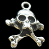 Pendant, Zinc Alloy Jewelry Findings, Lead-free, Skeleton 16x21mm, Sold by Bag