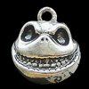 Pendant, Zinc Alloy Jewelry Findings, Lead-free, 15x17mm, Sold by Bag