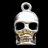 Pendant, Zinc Alloy Jewelry Findings, Lead-free, Skeleton 16x20mm, Sold by Bag