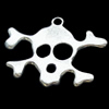 Pendant, Zinc Alloy Jewelry Findings, Lead-free, Skeleton 24x20mm, Sold by Bag