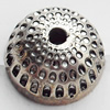 CCB plastic Beads Caps Platina plated, Jewelry findings, 14mm, Sold by Bag