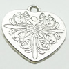 CCB Plastic Pendant, Jewelry findings, 23.5x21.5x2mm Hole:2mm, Sold by Bag