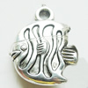 CCB Plastic Pendant, Jewelry findings, Fish 27x20x6mm Hole:3mm, Sold by Bag