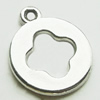 CCB Plastic Pendant, Jewelry findings, 17x15x1.5mm Hole:1.5mm, Sold by Bag
