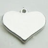 CCB Plastic Pendant, Jewelry findings, Heart 24x22mm, Sold by Bag