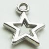 CCB Plastic Pendant, Jewelry findings, Star 10x12mm, Sold by Bag