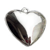 CCB Plastic Pendant, Jewelry Findings, Heart, 31x32mm, Sold by Bag