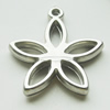 CCB Plastic Pendant, Jewelry findings, Flower 25x22mm, Sold by Bag
