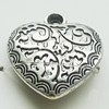 CCB Plastic Pendant, Jewelry findings, Heart 24x22mm, Sold by Bag