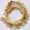 Leaf Shell Beads, 22x15x5mm, Hole:Approx 1mm, Sold per 15-Inch Strand