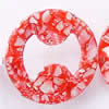 Leaf Shell Beads, Flat round, 29x29x3mm, Hole:Approx 1mm, Sold per 16-Inch Strand