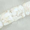 Leaf Shell Beads, Square, 30x30mm, Sold per 16-Inch Strand