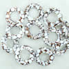 Leaf Shell Beads, Donut, 25x25mm, Sold per 16-Inch Strand