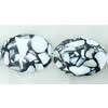 Leaf Shell Beads, Oval, 40x30mm, Sold per 16-Inch Strand