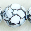 Leaf Shell Beads, Round, 22mm, Sold per 16-Inch Strand