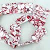 Leaf Shell Beads, Rectangle, 40x30mm, Sold per 16-Inch Strand