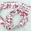 Leaf Shell Beads, Rectangle, 30x20mm, Sold per 16-Inch Strand