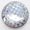 Inner Picture Acrylic Pendant, Flat round, 24.5x4mm, Hole:Approx 2.5mm, Sold by PC