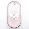 Inner Picture Acrylic Pendant, Rectangle, 13x24x4mm, Hole:Approx 2mm, Sold by PC