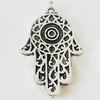 Pendant, Zinc Alloy Jewelry Findings, Lead-free, Hand 20x29mm, Sold by Bag