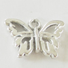 Pendant, Zinc Alloy Jewelry Findings, Lead-free, Butterfly 15x10mm, Sold by Bag