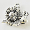 Pendant, Zinc Alloy Jewelry Findings, Lead-free, Animal 17x15mm, Sold by Bag